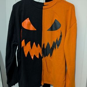 Spirit Black and Orange Halloween Sweater